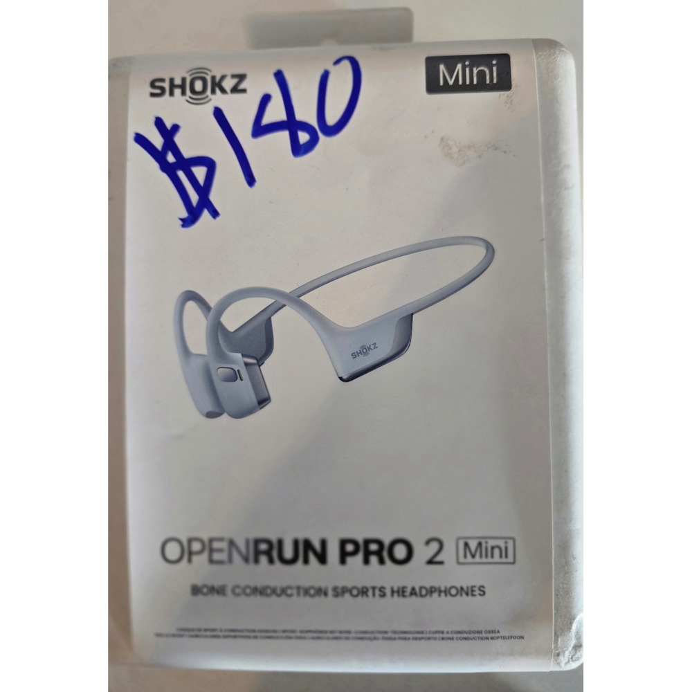 Shokz OpenRun Pro 2 Mini Bone Conduction Sports Headphones Blue S811-M-BL